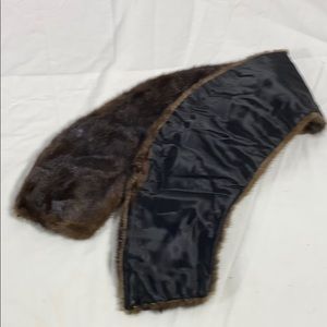 Vintage Mink Fur Collar Shrug